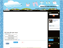 Tablet Screenshot of educacion-infantil.net